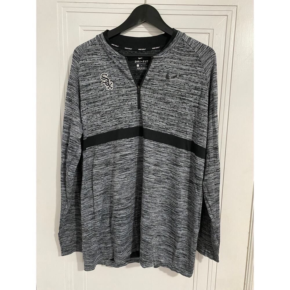 Chicago White Sox Nike Dri-Fit 1/4-Zip Pullover Size L